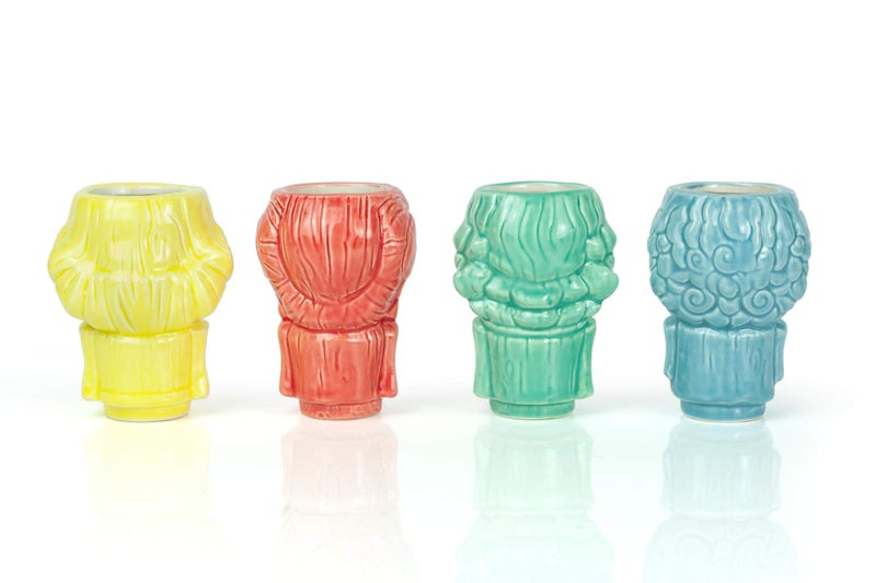 Geeki Tikis The Golden Girls Tiki Muglet Mini 3 Inch Glasses | Official Golden Girls Collectible Mugs Set of 4 | Includes Dorothy, Blanche, Rose, & Sophia | 2-Ounces Mini Mugs | Toynk Exclusive - Image 2